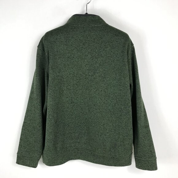 Eddie Bauer Radiator Fleece Snap Mock Pullover Men's XL Green Winter Outdoor - Picture 6 of 13
